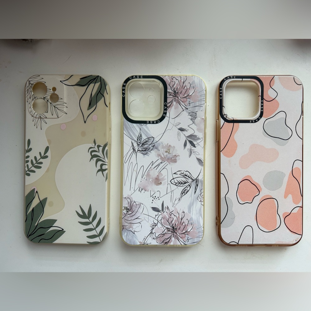 Floral Pattern Phone Case Set